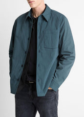 Insulated Tech-Cotton Shirt Jacket in Shirt Jackets | Vince discount