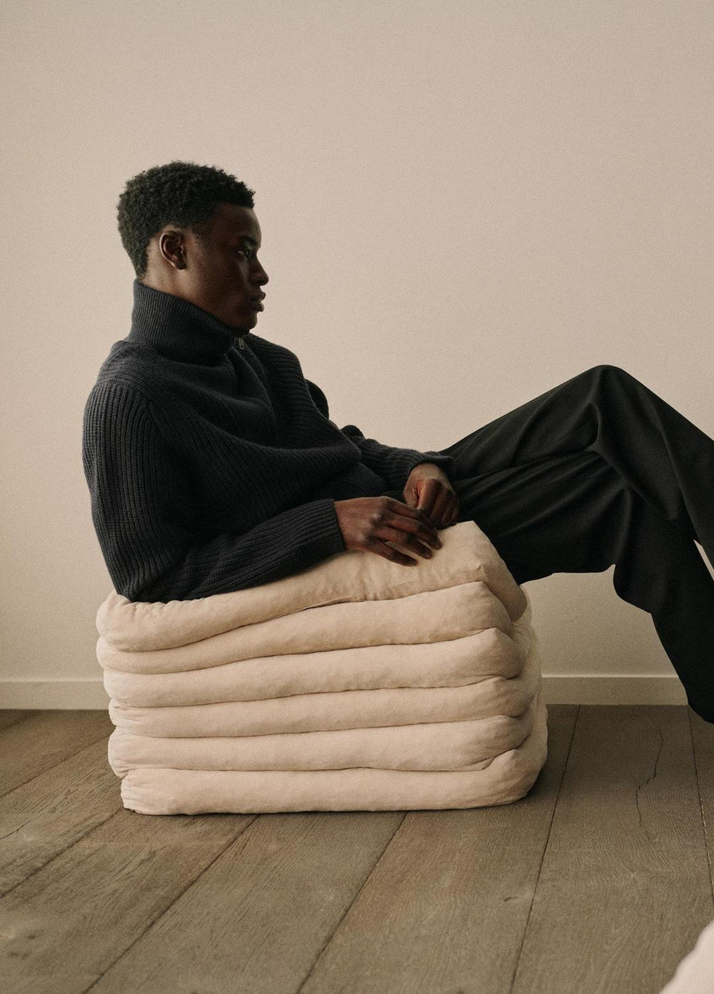 Heirloom Shaker Wool-Cashmere Quarter-Zip Sweater in Quarter Zip | Vince US