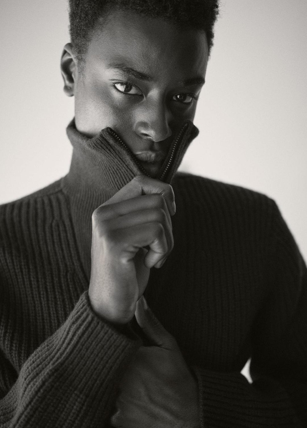 Heirloom Shaker Wool-Cashmere Quarter-Zip Sweater in Quarter Zip | Vince US