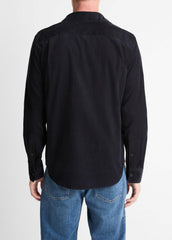 Italian Cotton Corduroy Button-Front Shirt in Long Sleeve | Vince discount