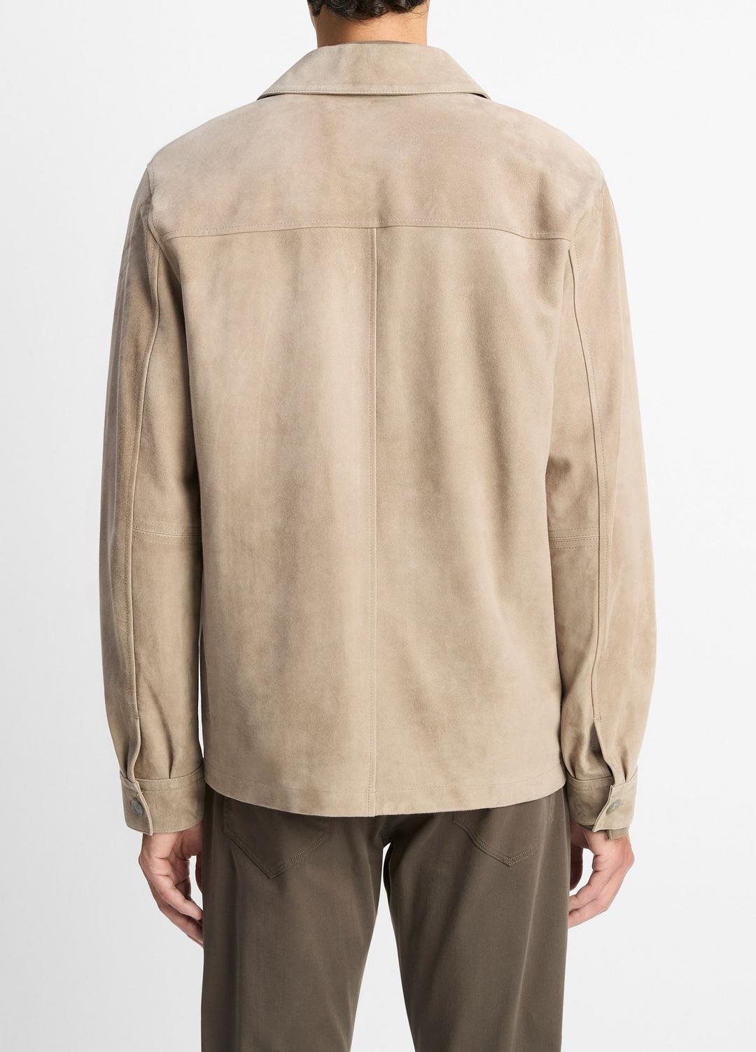 Suede Shirt Jacket in Shirt Jackets | Vince near me