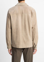 Suede Shirt Jacket in Shirt Jackets | Vince near me