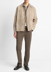 Suede Shirt Jacket in Shirt Jackets | Vince near me