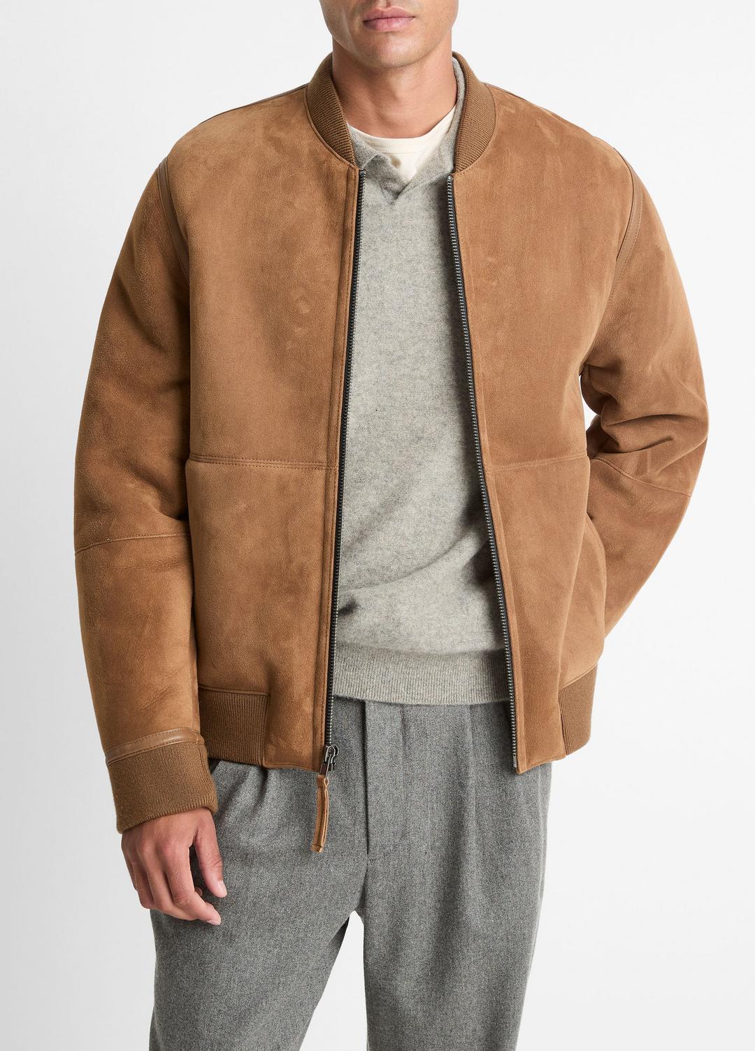 Shearling Bomber Jacket in Jackets | Vince on sale