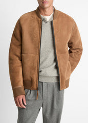Shearling Bomber Jacket in Jackets | Vince on sale