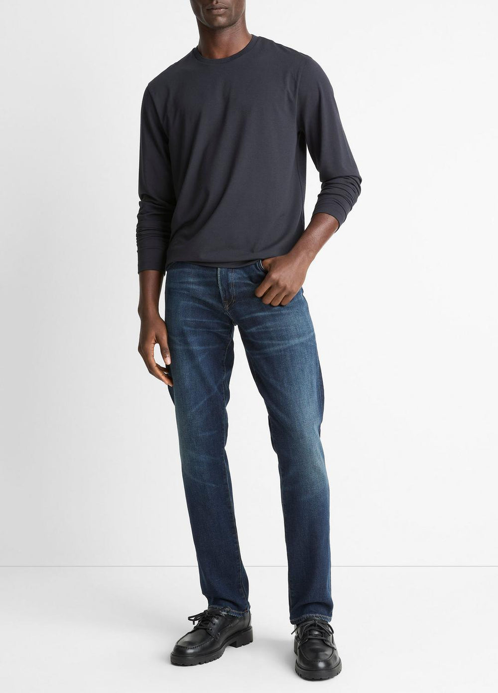 Triblend Jersey Long-Sleeve T-Shirt in Long Sleeve | Vince for sale