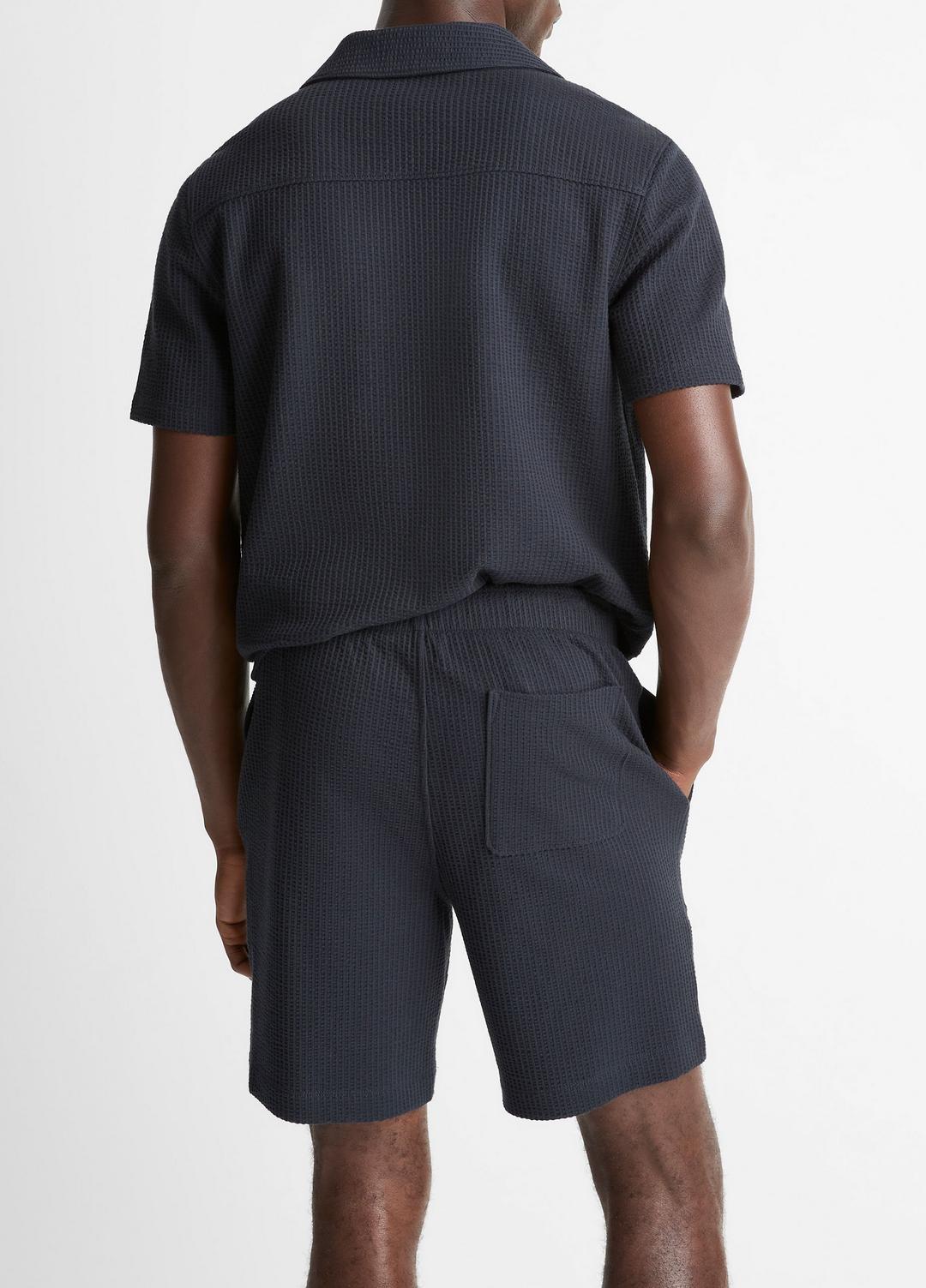 Seersucker-Knit Stretch-Cotton Short in Shorts | Vince US