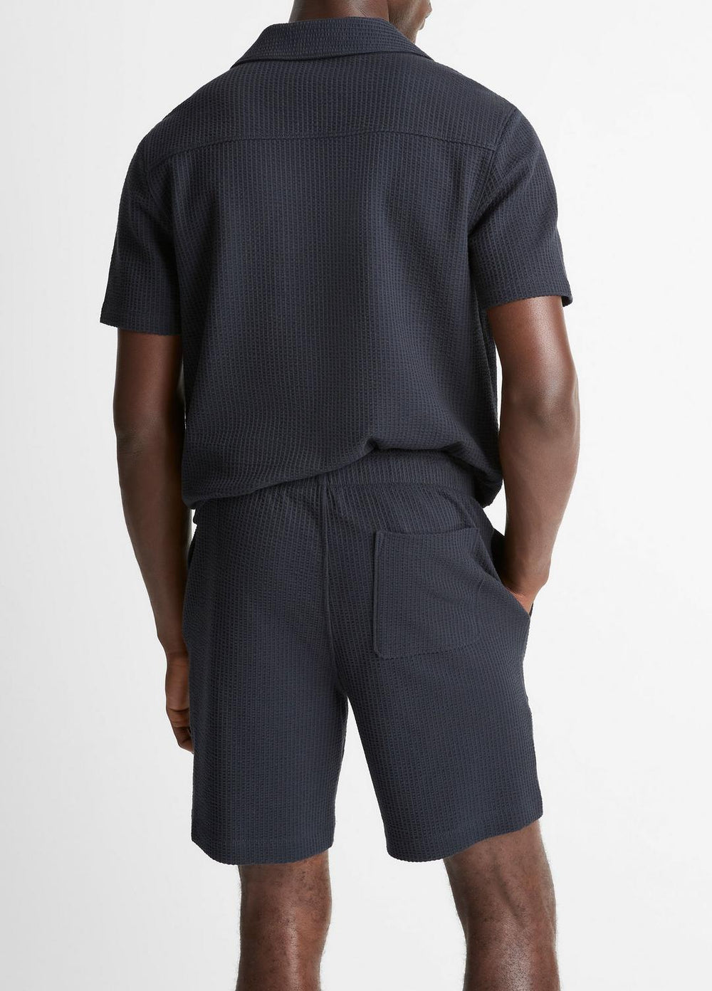 Seersucker-Knit Stretch-Cotton Short in Shorts | Vince US