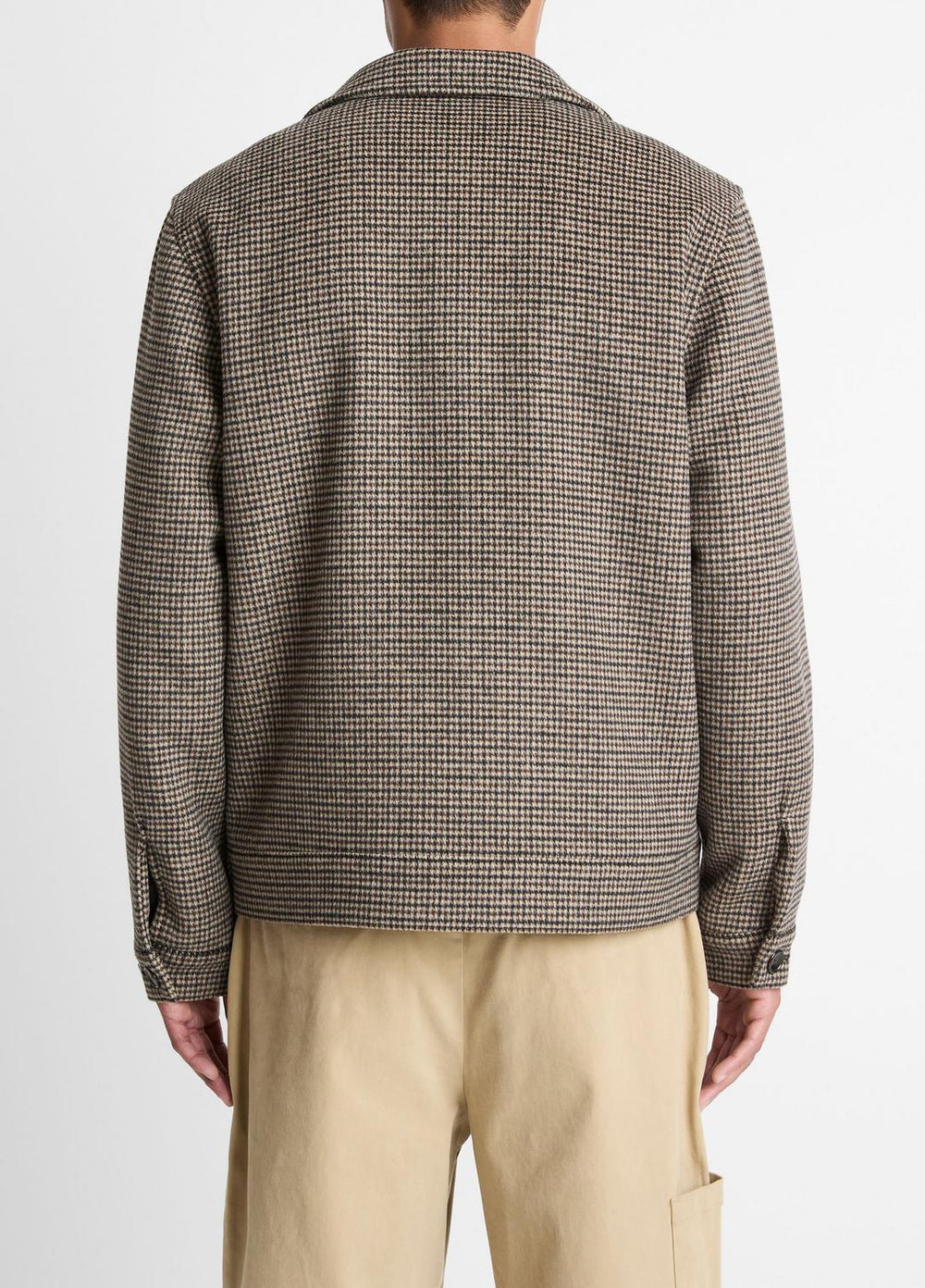 Houndstooth Bomber Jacket in Jackets | Vince on sale