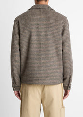 Houndstooth Bomber Jacket in Jackets | Vince on sale