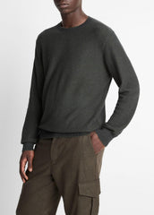 Geo-Jacquard Wool-Blend Crew Neck Sweater in Crew Neck | Vince Online