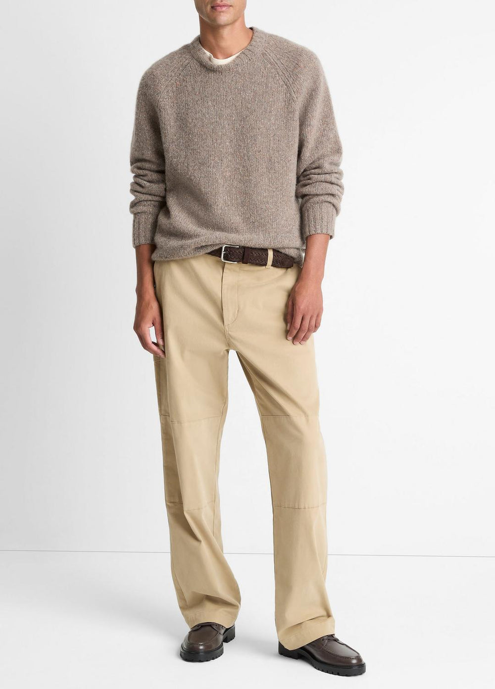 Donegal Cashmere Raglan-Sleeve Sweater in Crew Neck | Vince near me