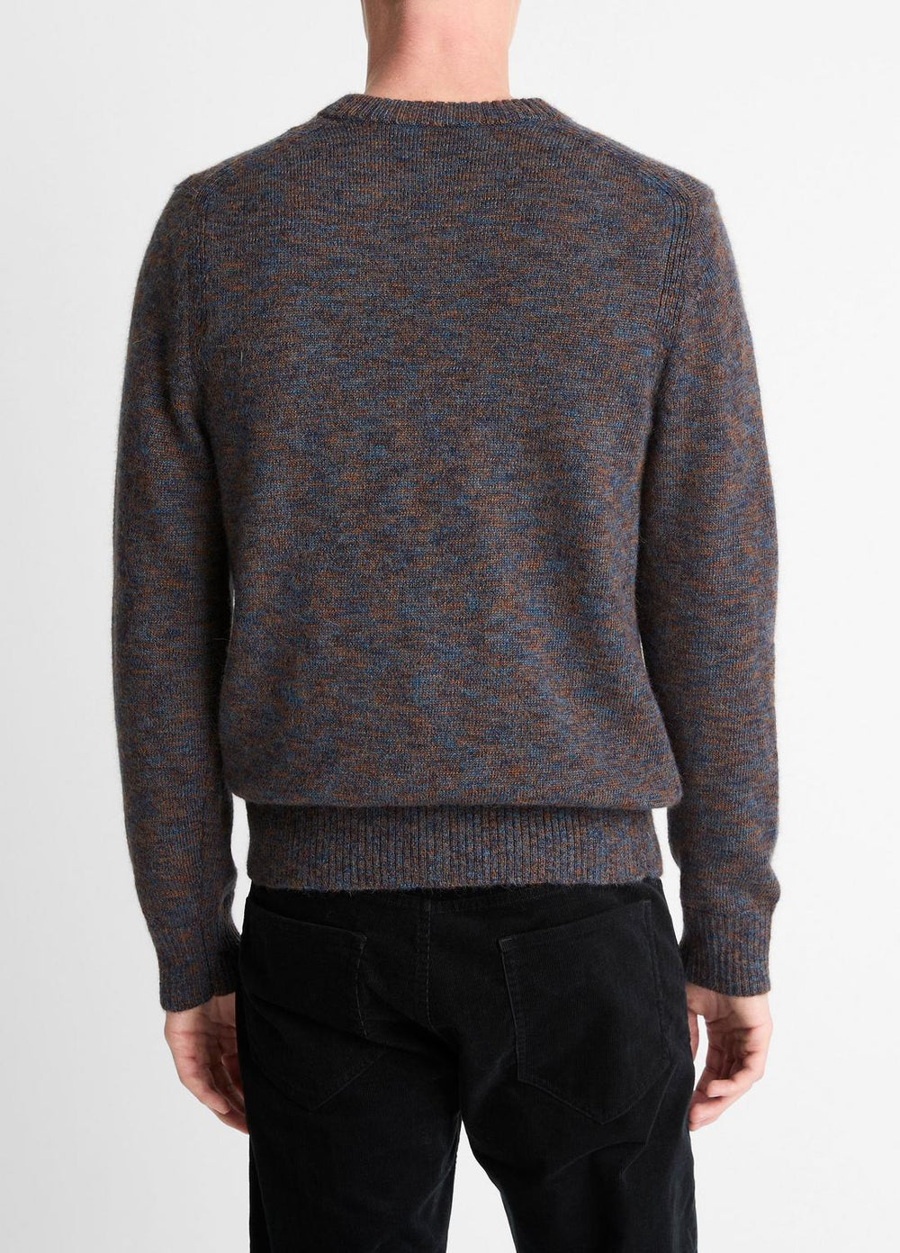Multi-Mix Alpaca-Merino Wool Sweater in Crew Neck | Vince sale