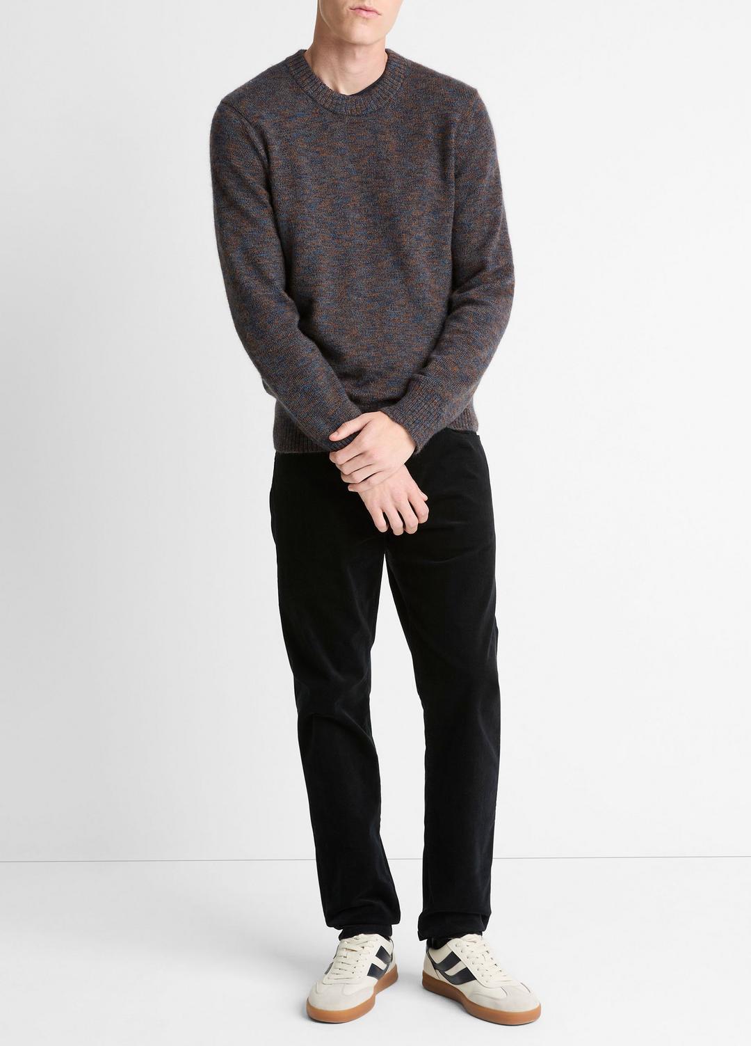 Multi-Mix Alpaca-Merino Wool Sweater in Crew Neck | Vince sale