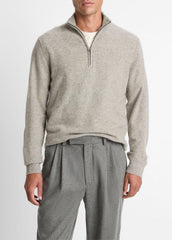 Plush Cashmere Quarter-Zip Sweater in Quarter Zip | Vince US
