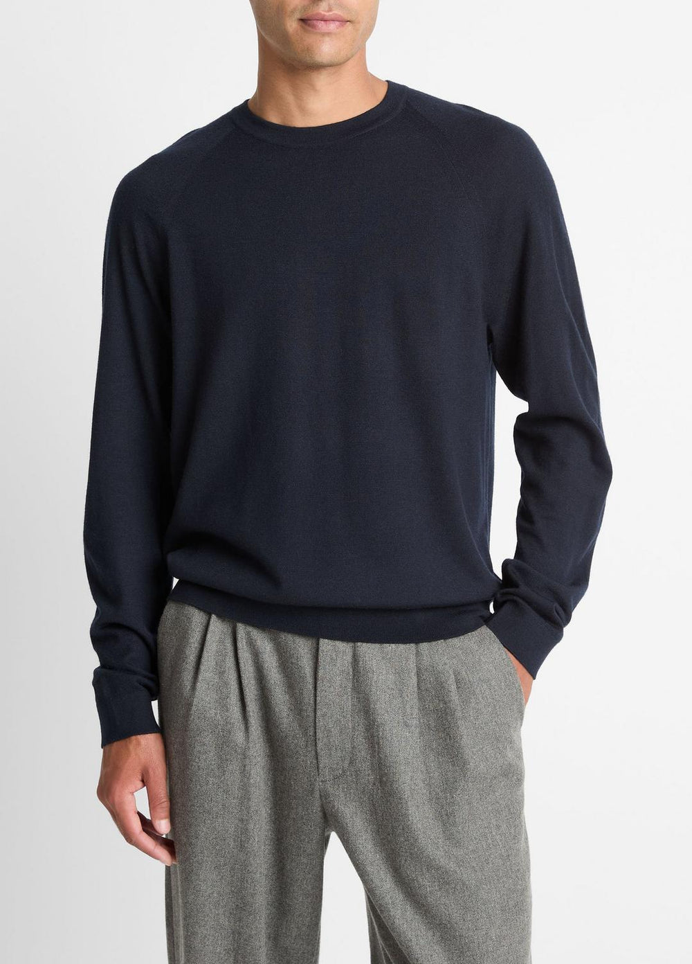 Featherweight Wool-Cashmere Crew Neck Sweater in Crew Neck | Vince near me