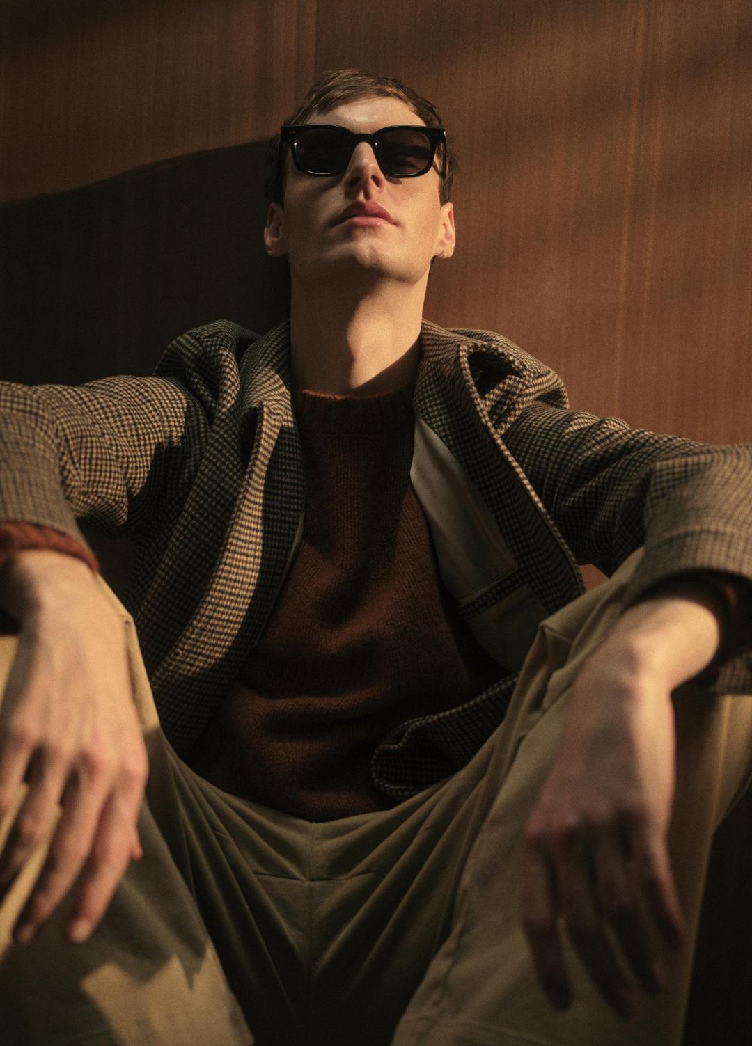 Donegal Cashmere Raglan-Sleeve Sweater in Crew Neck | Vince outlet