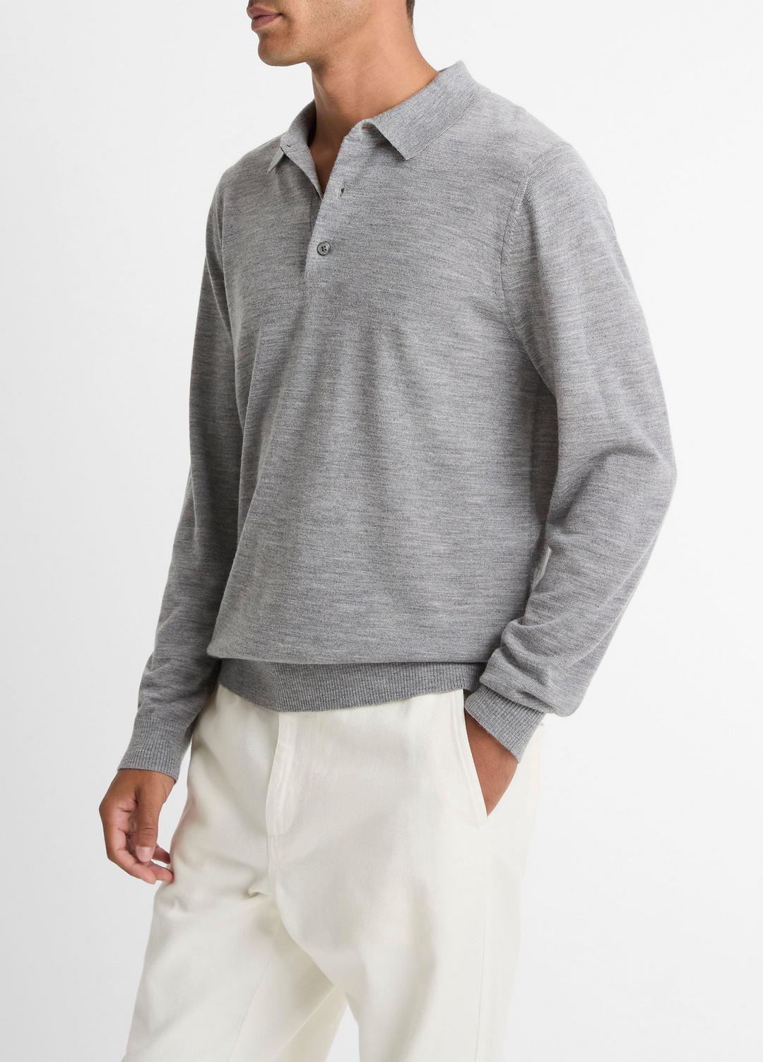 Wool Polo Sweater in Sweaters | Vince sale