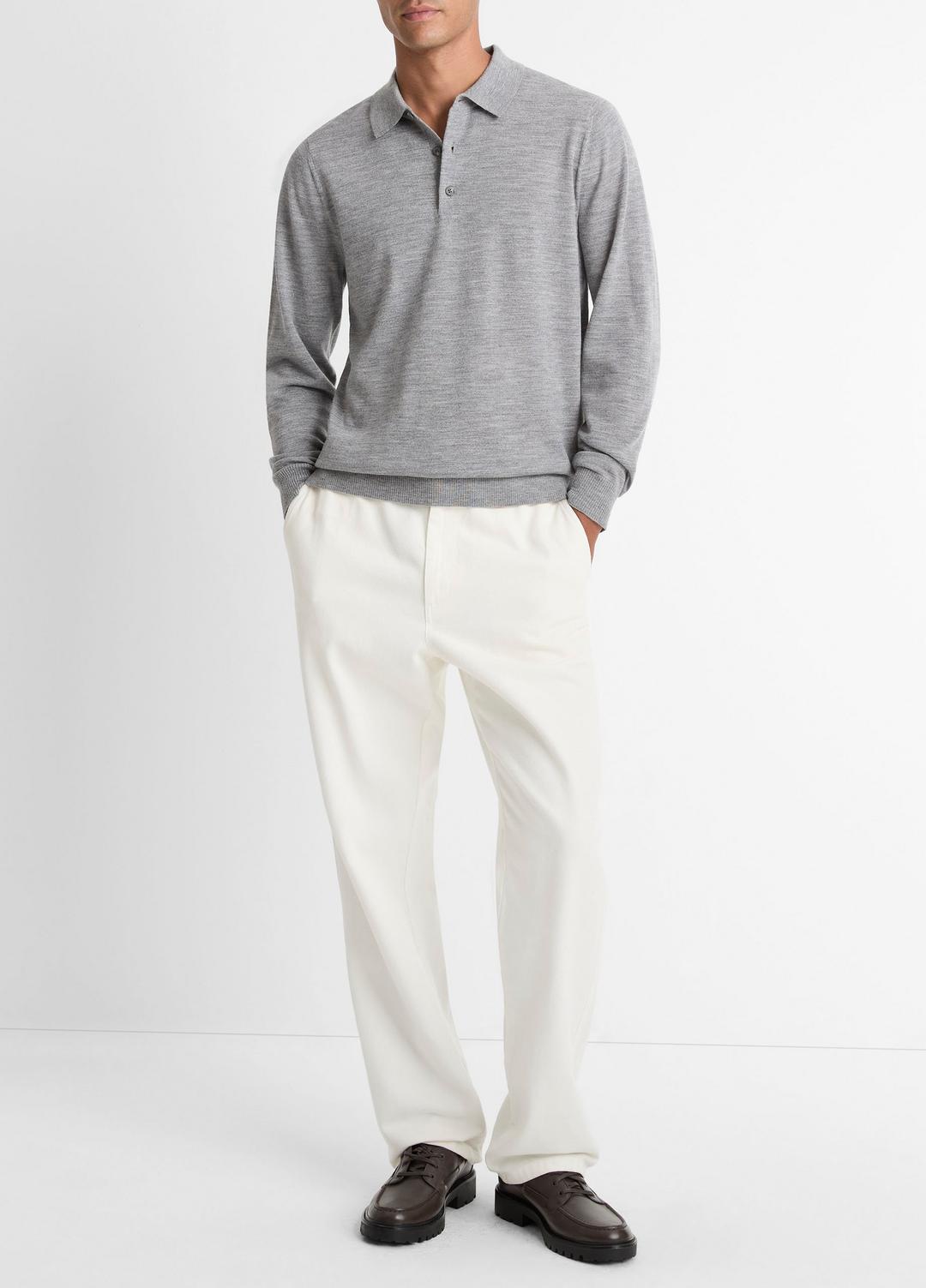 Wool Polo Sweater in Sweaters | Vince sale