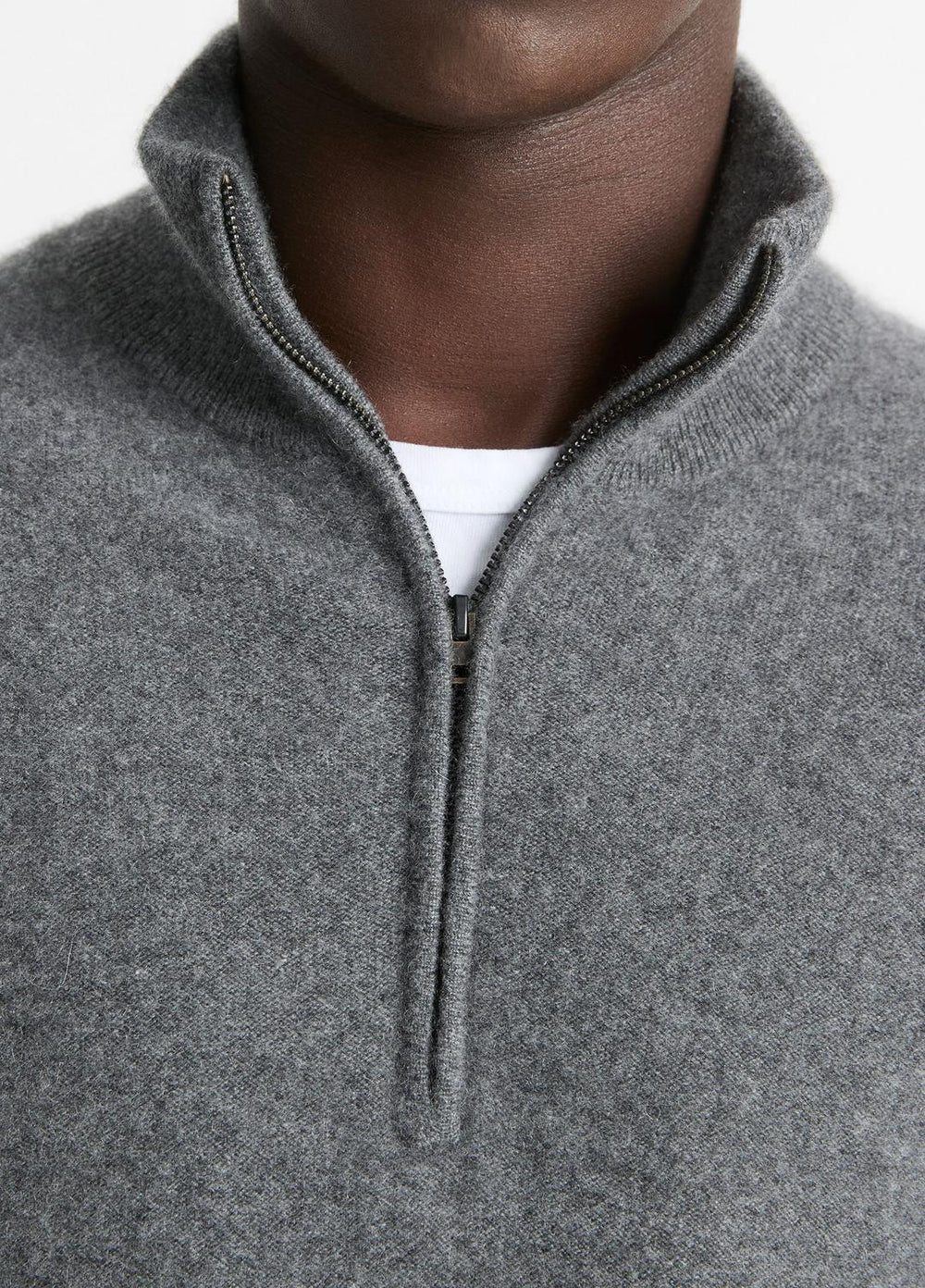 Plush Cashmere Quarter-Zip Sweater in Quarter Zip | Vince on sale