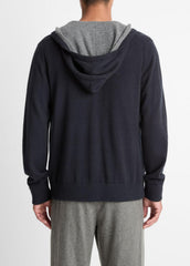 Cashmere Zip-Front Hoodie in Cashmere | Vince US