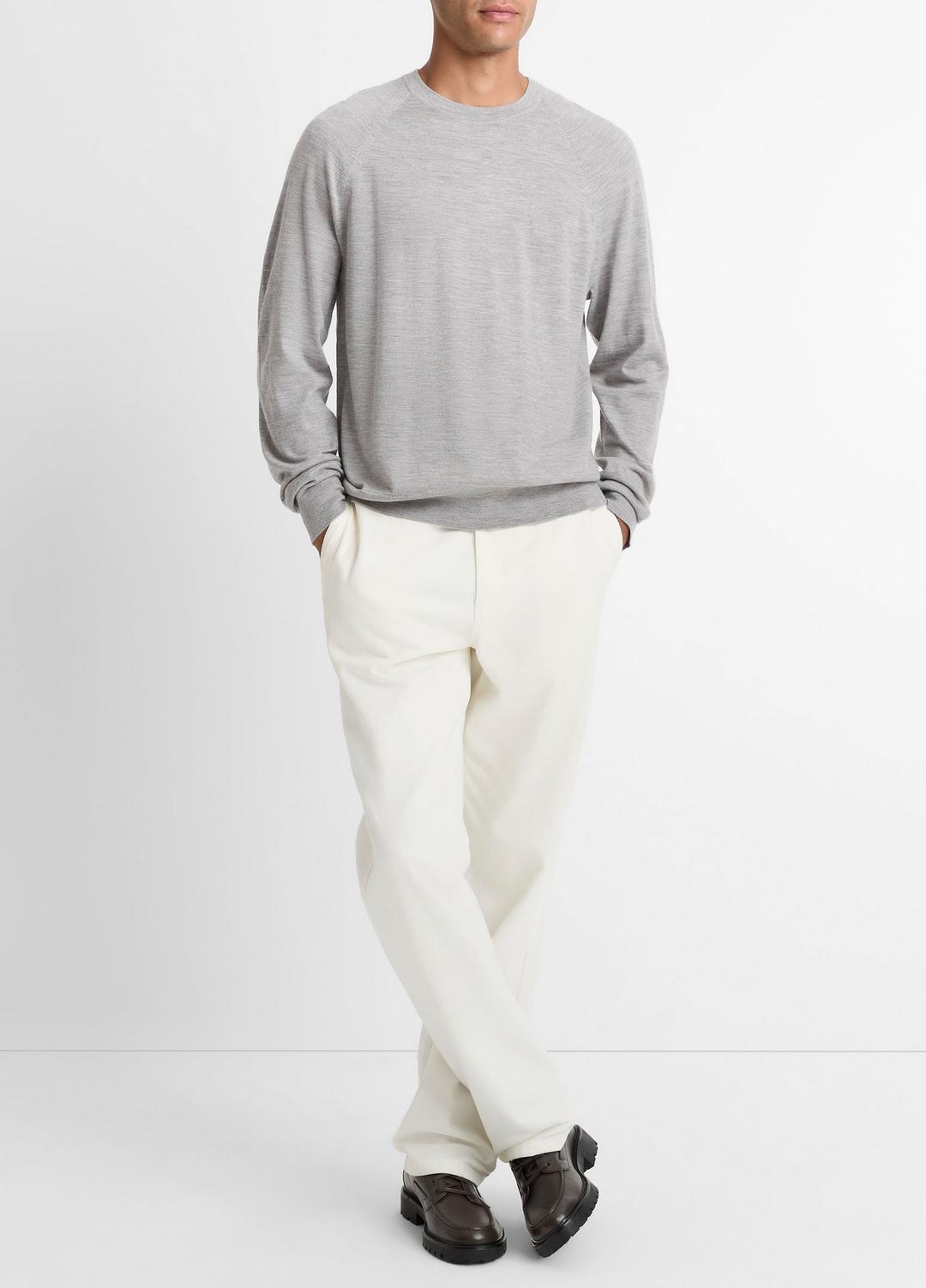 Featherweight Wool-Cashmere Crew Neck Sweater in Crew Neck | Vince Online