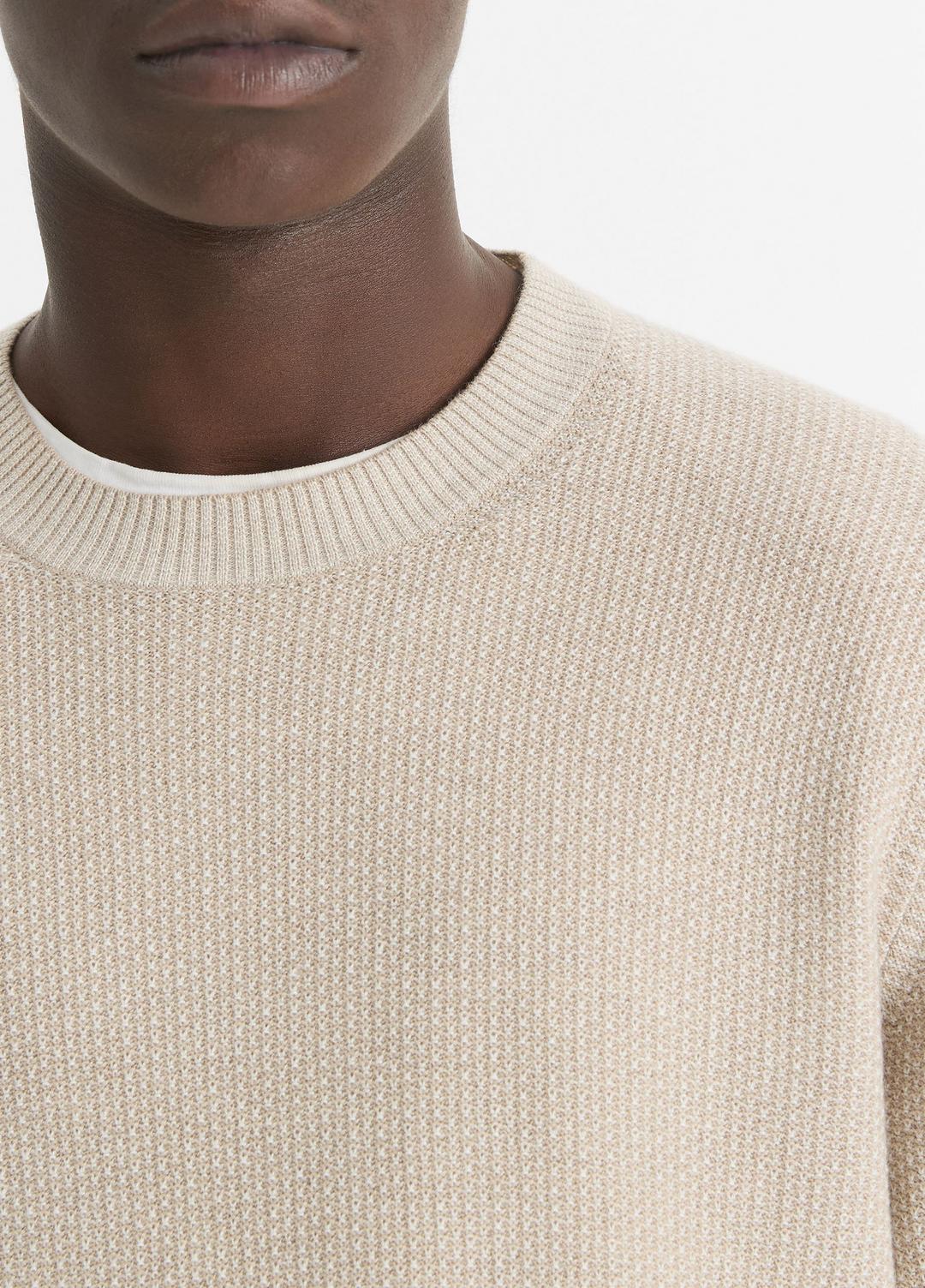 Geo-Jacquard Wool-Blend Crew Neck Sweater in Crew Neck | Vince near me