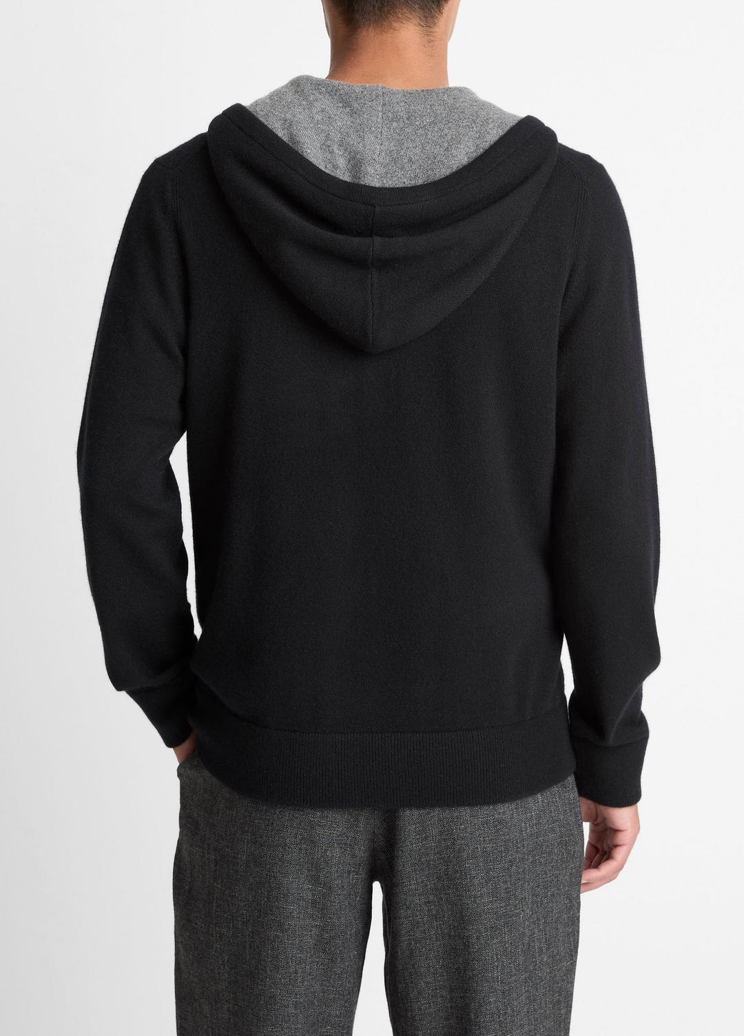 Cashmere Zip-Front Hoodie in Cashmere | Vince outlet