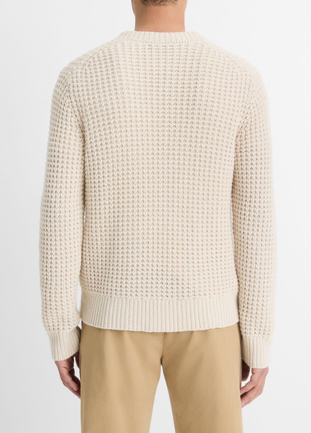 Macro-Waffle Crew Neck Sweater in Crew Neck | Vince sale