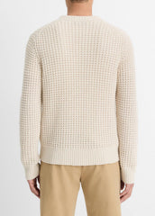 Macro-Waffle Crew Neck Sweater in Crew Neck | Vince sale