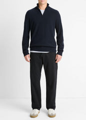 Plush Cashmere Quarter-Zip Sweater in Quarter Zip | Vince US