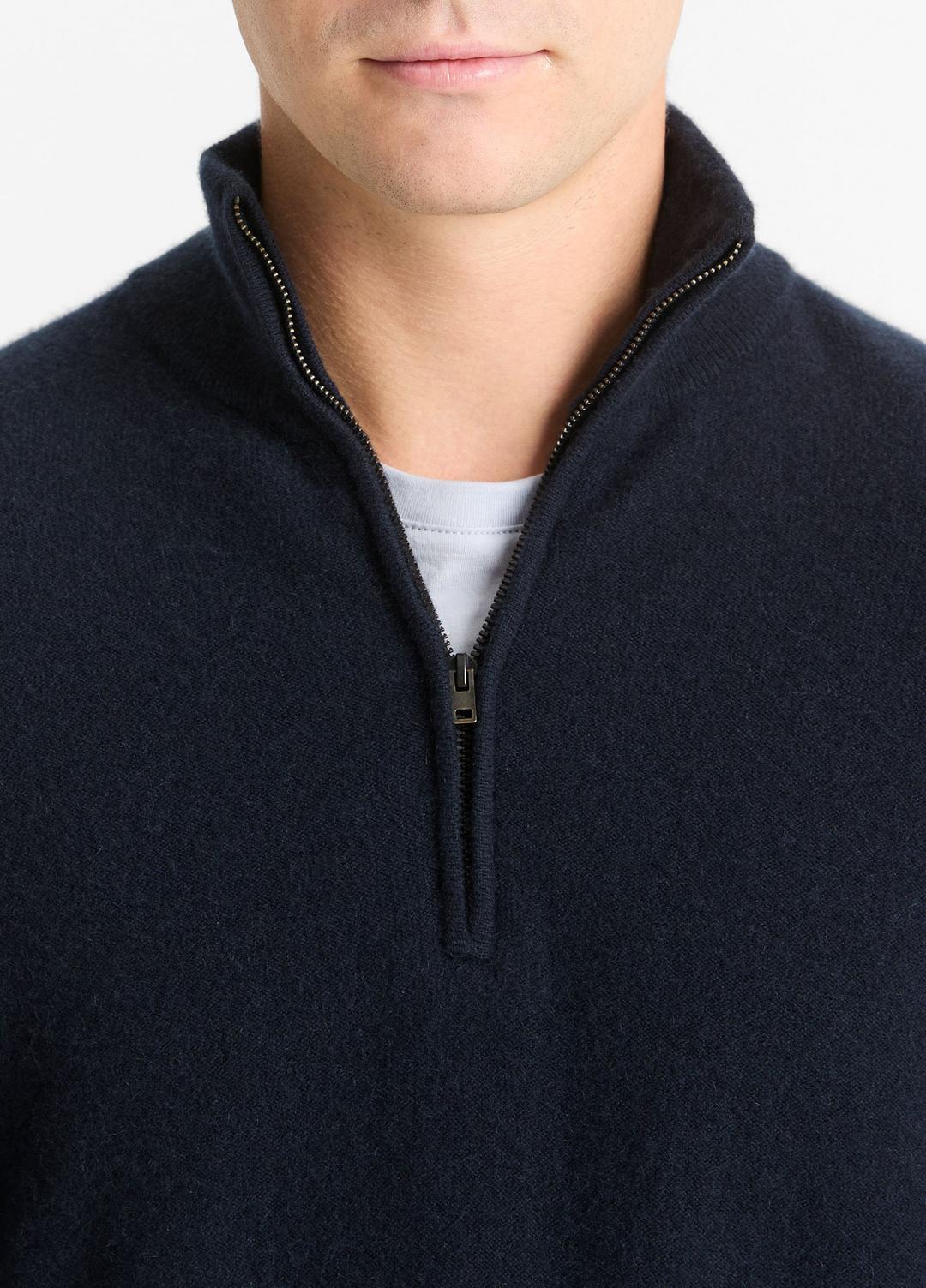Plush Cashmere Quarter-Zip Sweater in Quarter Zip | Vince US
