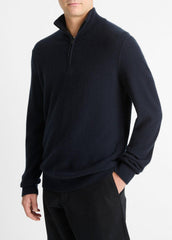 Plush Cashmere Quarter-Zip Sweater in Quarter Zip | Vince US