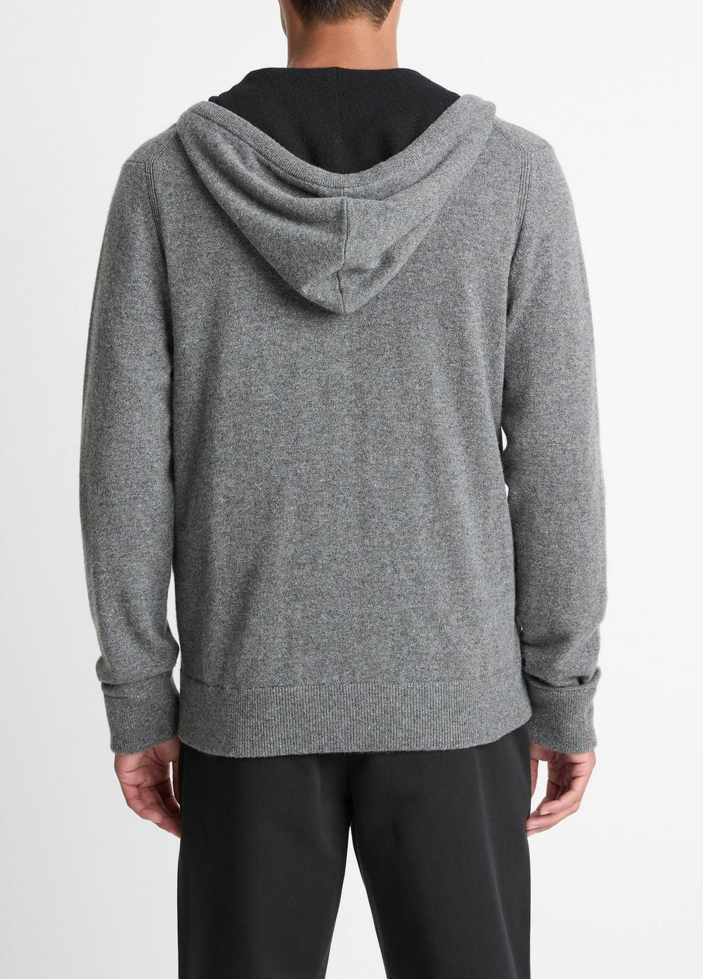 Cashmere Zip-Front Hoodie in Cashmere | Vince Online
