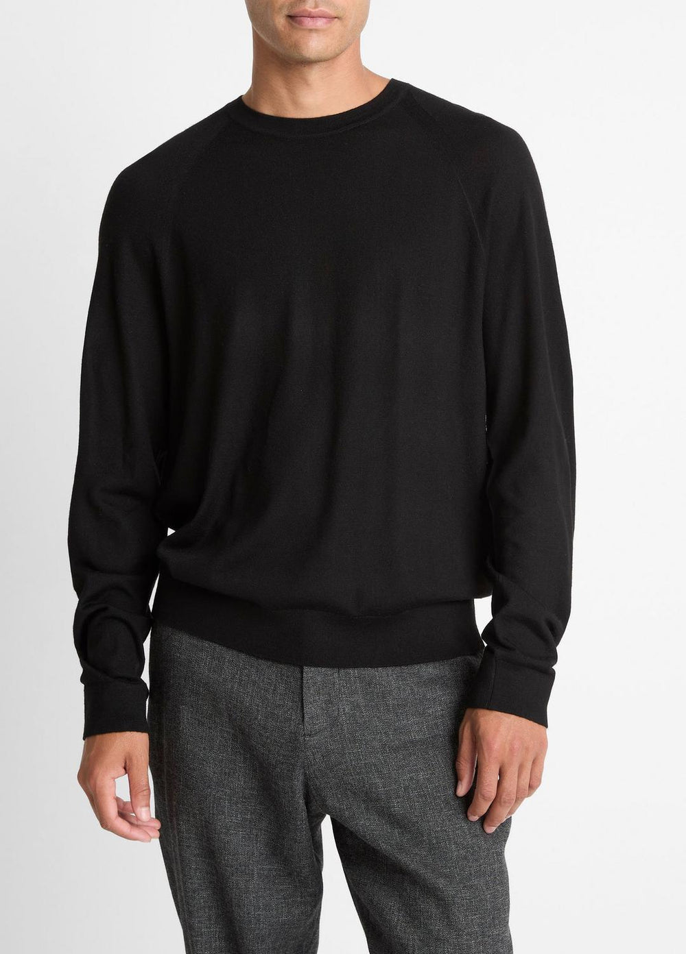 Featherweight Wool-Cashmere Crew Neck Sweater in Crew Neck | Vince discount