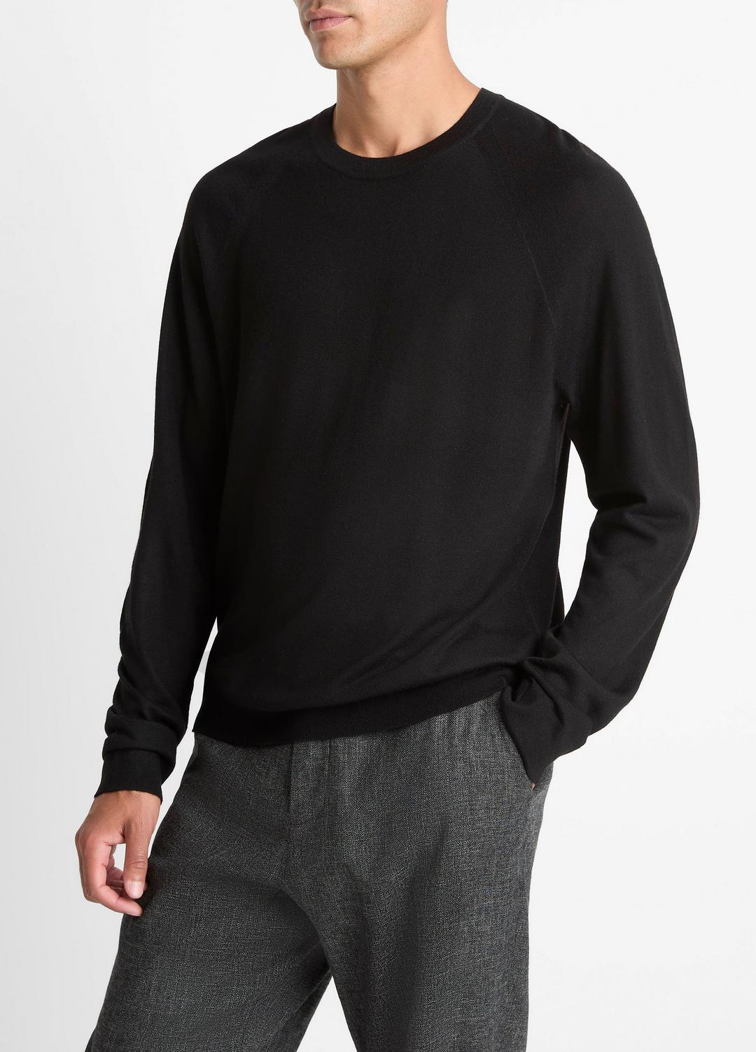 Featherweight Wool-Cashmere Crew Neck Sweater in Crew Neck | Vince discount