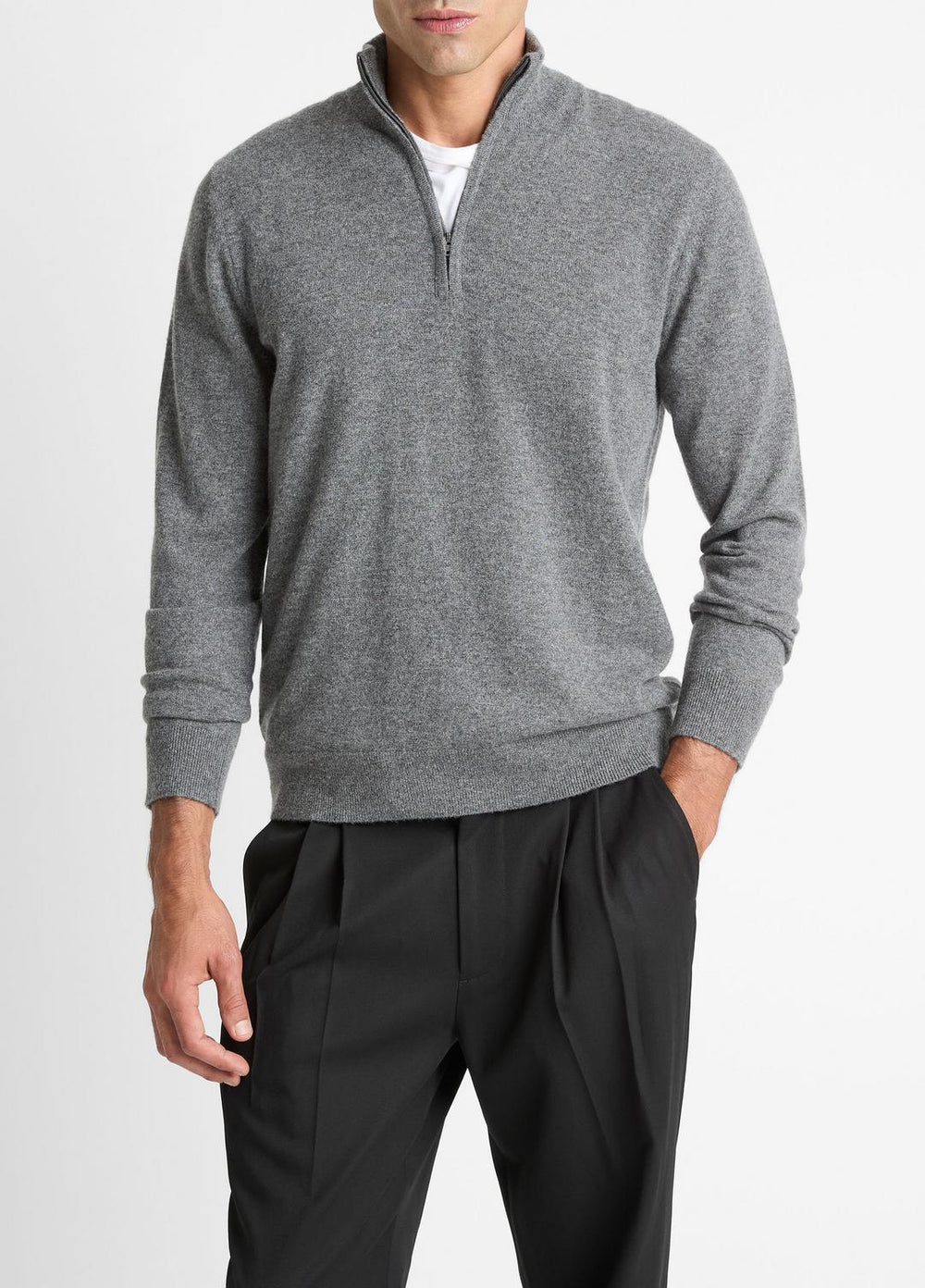 Cashmere Quarter-Zip Sweater in Quarter Zip | Vince near me
