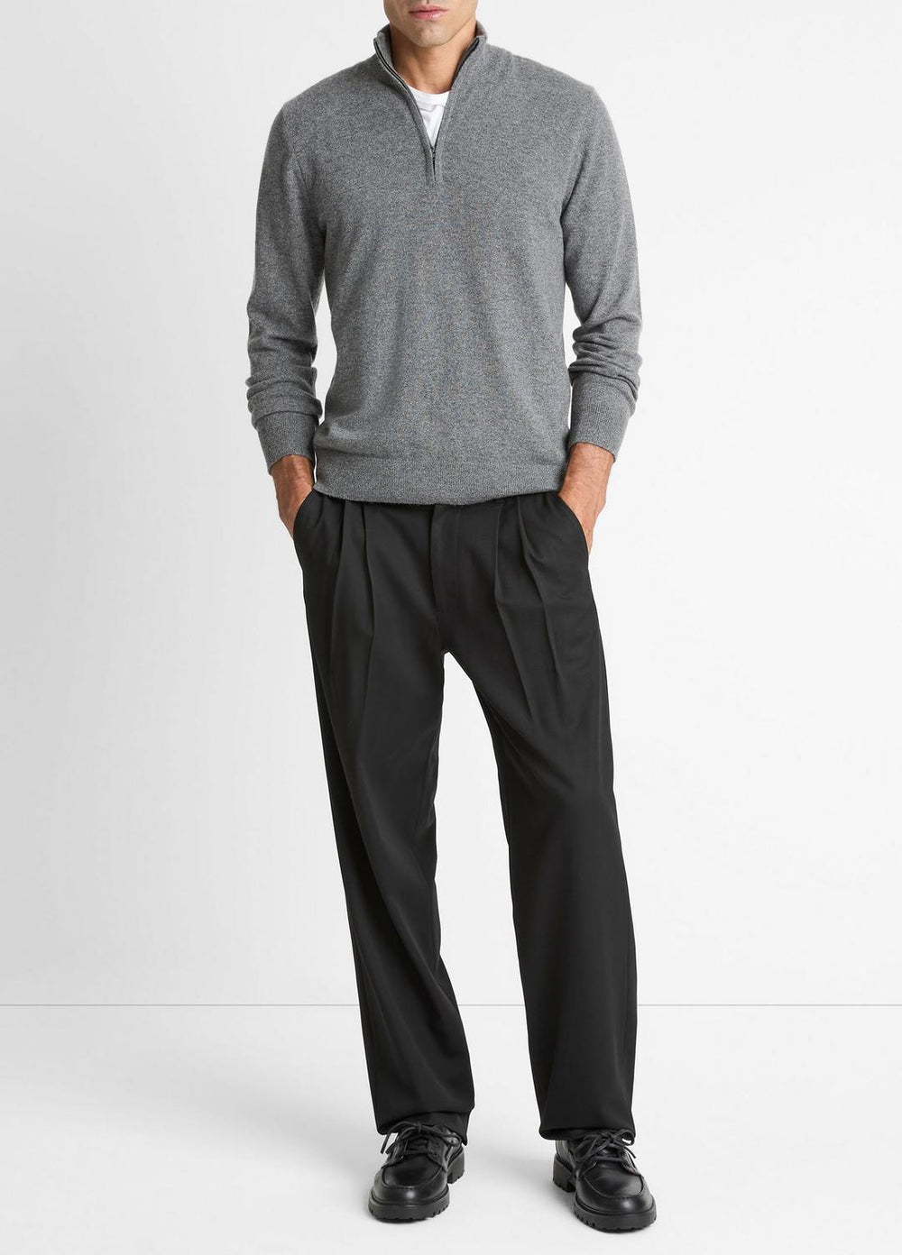 Cashmere Quarter-Zip Sweater in Quarter Zip | Vince near me