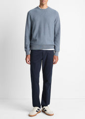 Geo-Jacquard Wool-Blend Crew Neck Sweater in Crew Neck | Vince on sale