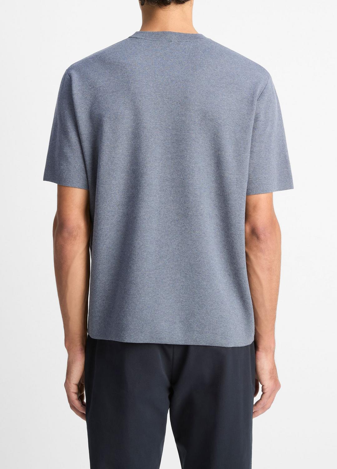 Milano Short-Sleeve Crew Neck Sweater in Crew Neck | Vince Online