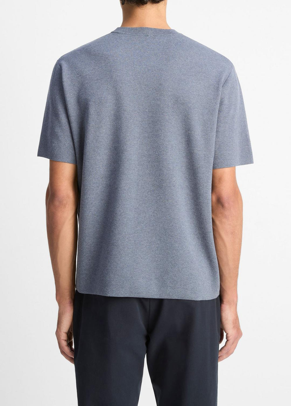 Milano Short-Sleeve Crew Neck Sweater in Crew Neck | Vince Online