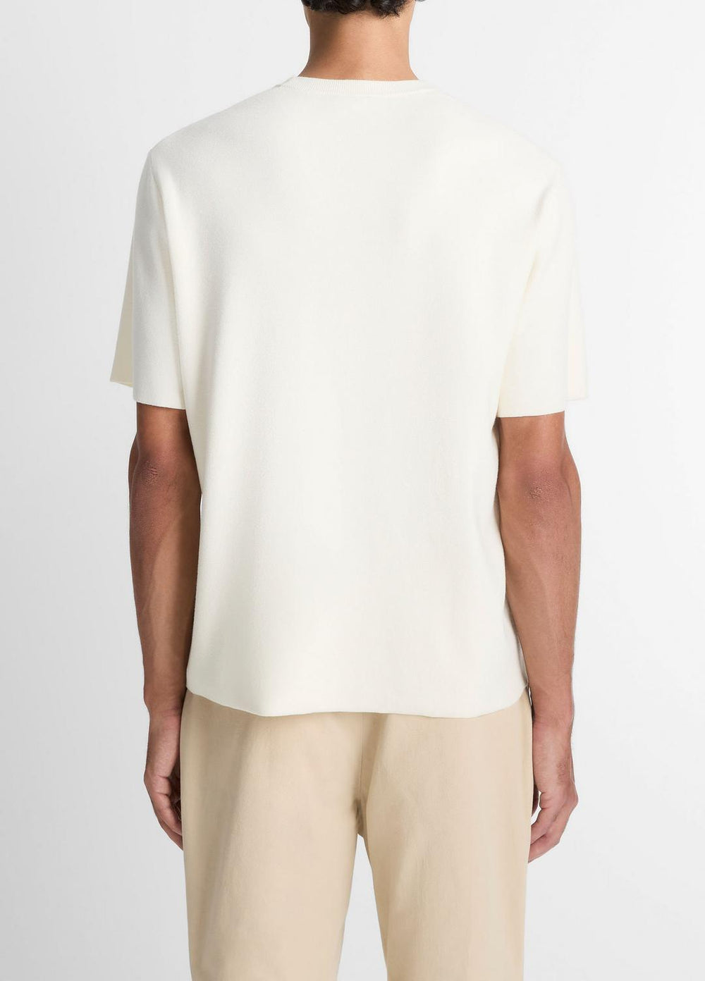 Milano Short-Sleeve Crew Neck Sweater in Crew Neck | Vince near me