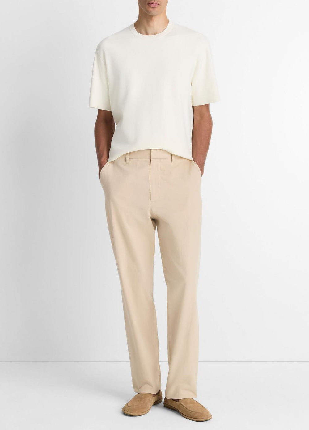 Milano Short-Sleeve Crew Neck Sweater in Crew Neck | Vince near me