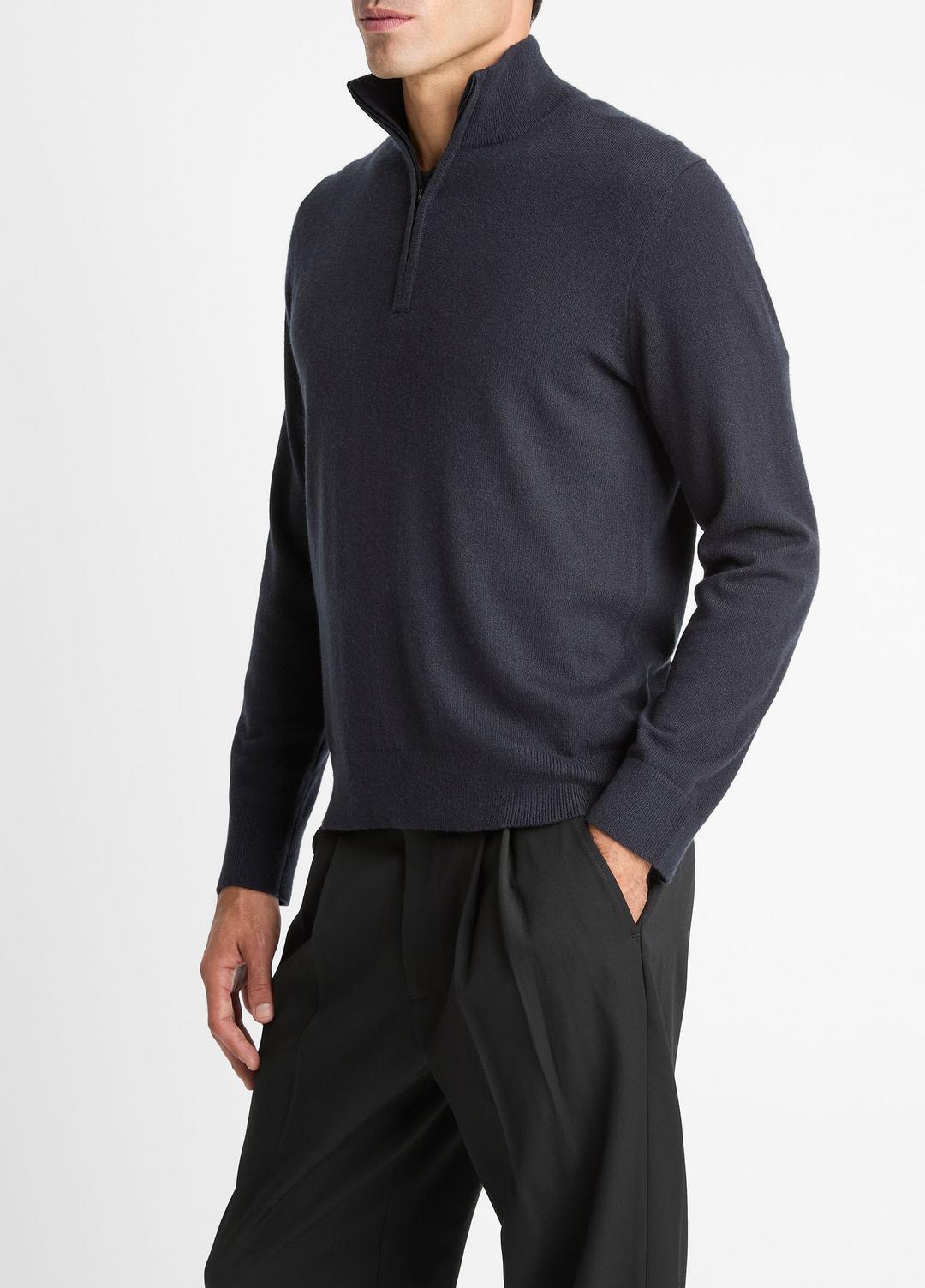 Cashmere Quarter-Zip Sweater in Quarter Zip | Vince outlet