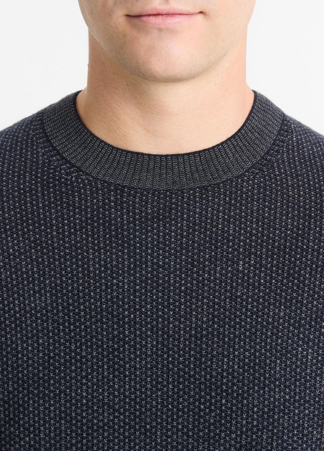 Geo-Jacquard Wool-Blend Crew Neck Sweater in Crew Neck | Vince for sale