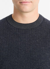 Geo-Jacquard Wool-Blend Crew Neck Sweater in Crew Neck | Vince for sale