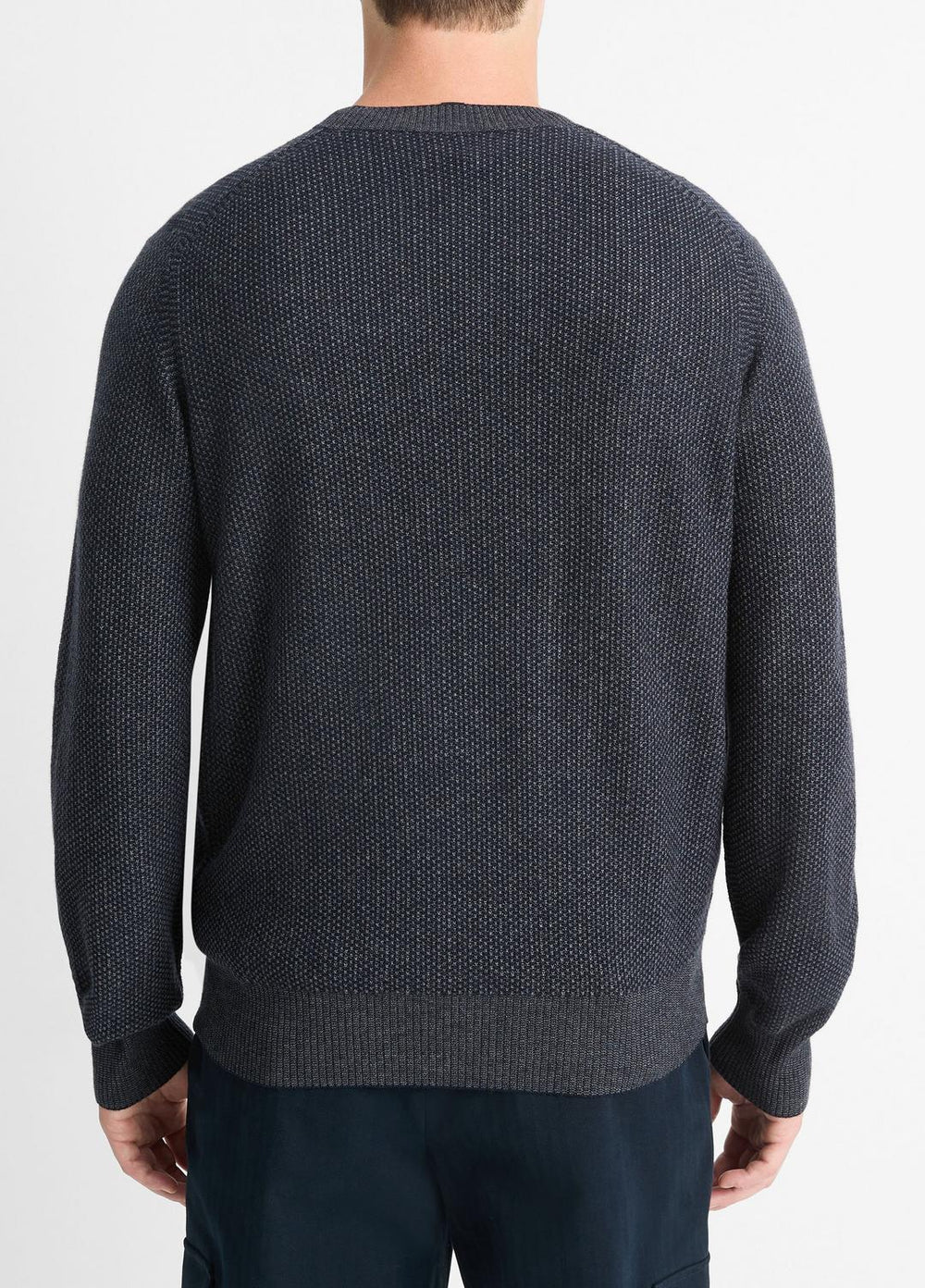 Geo-Jacquard Wool-Blend Crew Neck Sweater in Crew Neck | Vince for sale