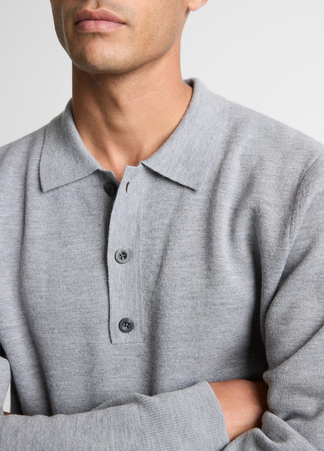 Italian Merino Wool Milano Polo Sweater in Sweaters | Vince discount