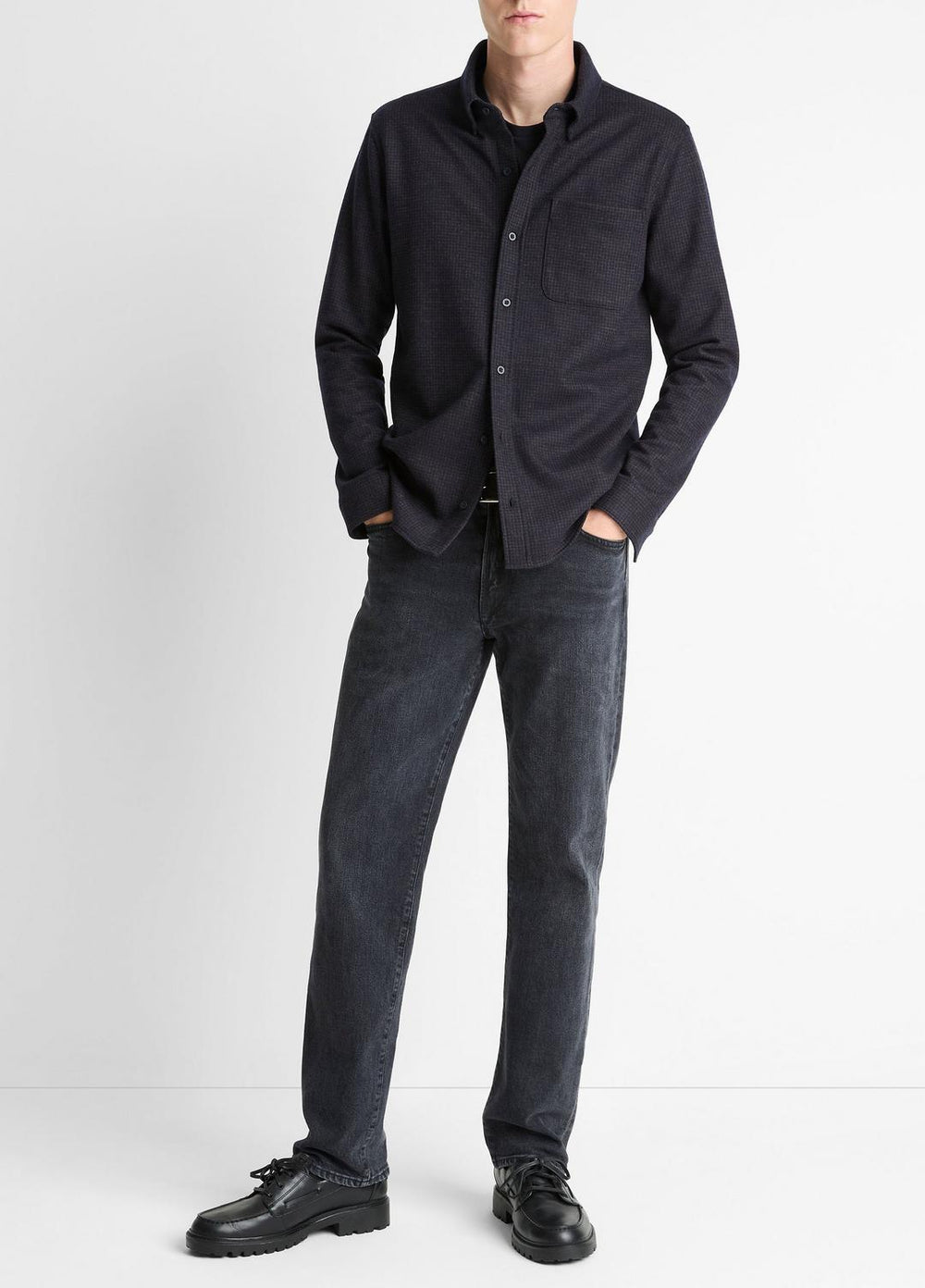 Tattersall Plaid Button-Down Shirt in Long Sleeve | Vince for sale