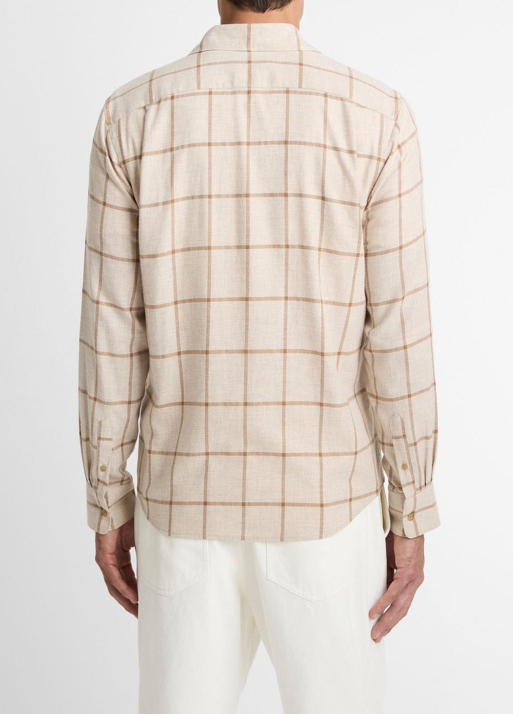 Rockery Plaid Cotton Button-Front Shirt in Long Sleeve | Vince Online